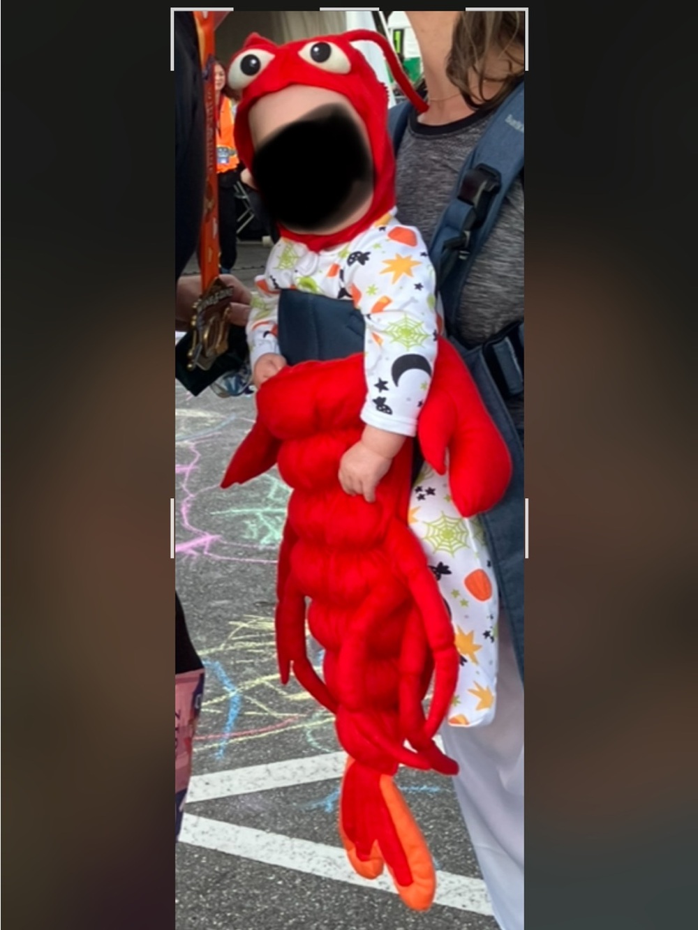 Red Plush Lobster kid & Chef Adult Costume